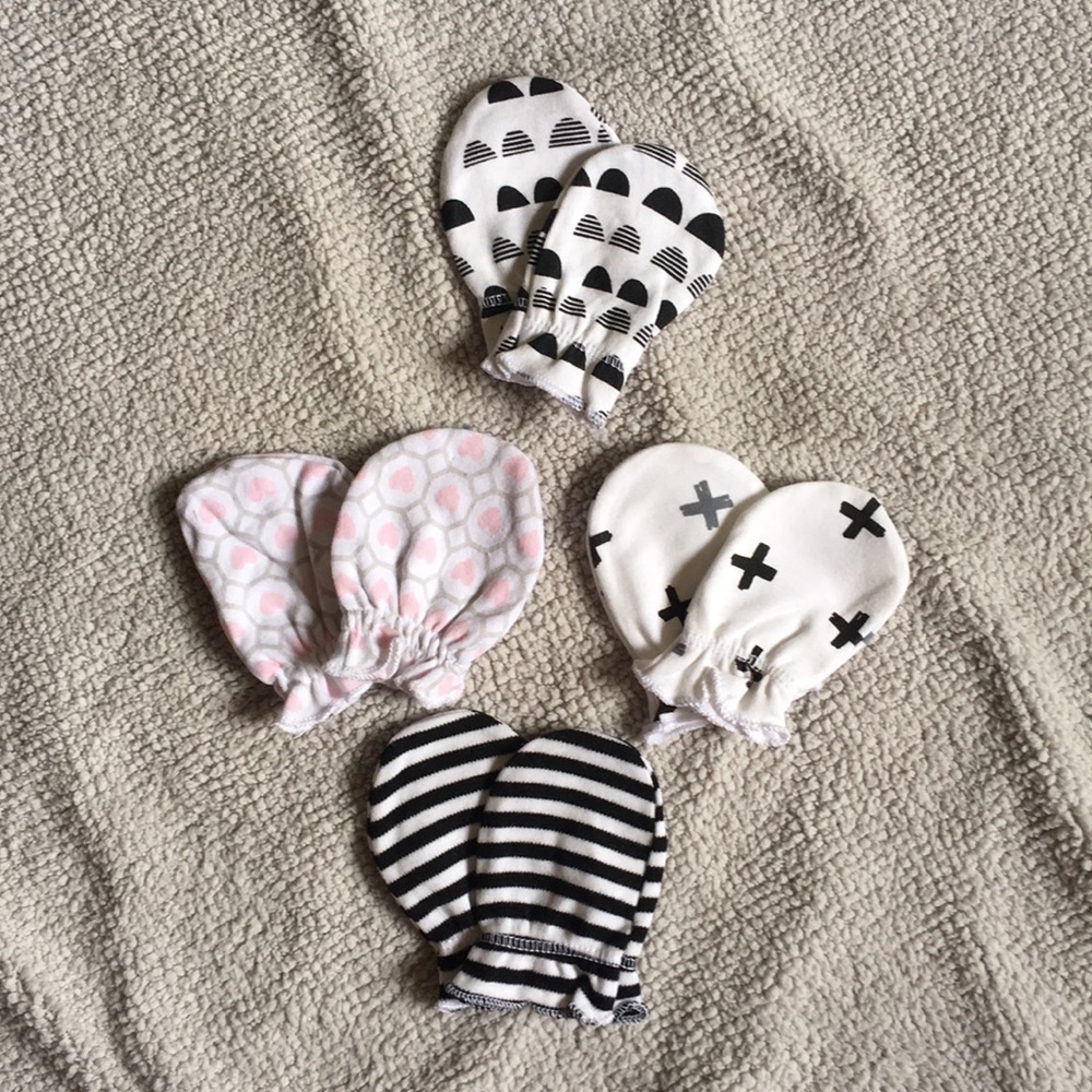 New born mittens